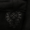 CHROME HEARTS クロムハーツ（原本無） HD PLVR CHARITY チャリティ CHプラス レザーパッチ プルオーバー パーカー ブラック系 XL【中古】