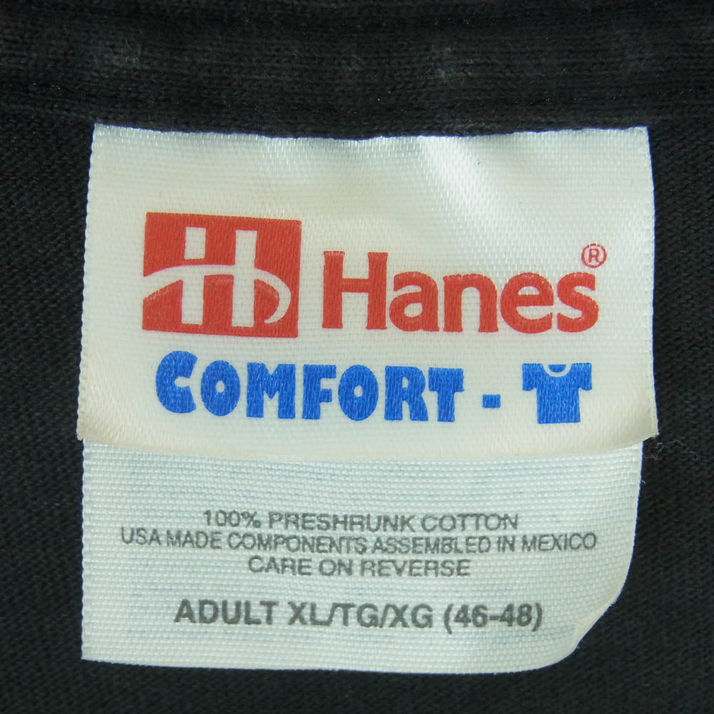 ヘインズ CABARET IN HERE LIFE IS BEAUTIFUL ミュージカル ムービー 半袖 Tシャツ ダークグレー系 XL 46-48【中古】