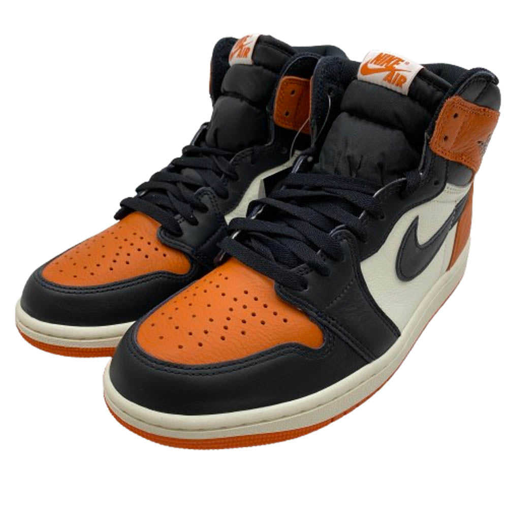NIKE ナイキ DZ5485-008 Air Jordan 1 Retro High OG Shattered Backboard AJ1 エアジョーダン1 レトロ ハイカットスニーカー オレンジ系 27cm【新古品】【未使用】【中古】
