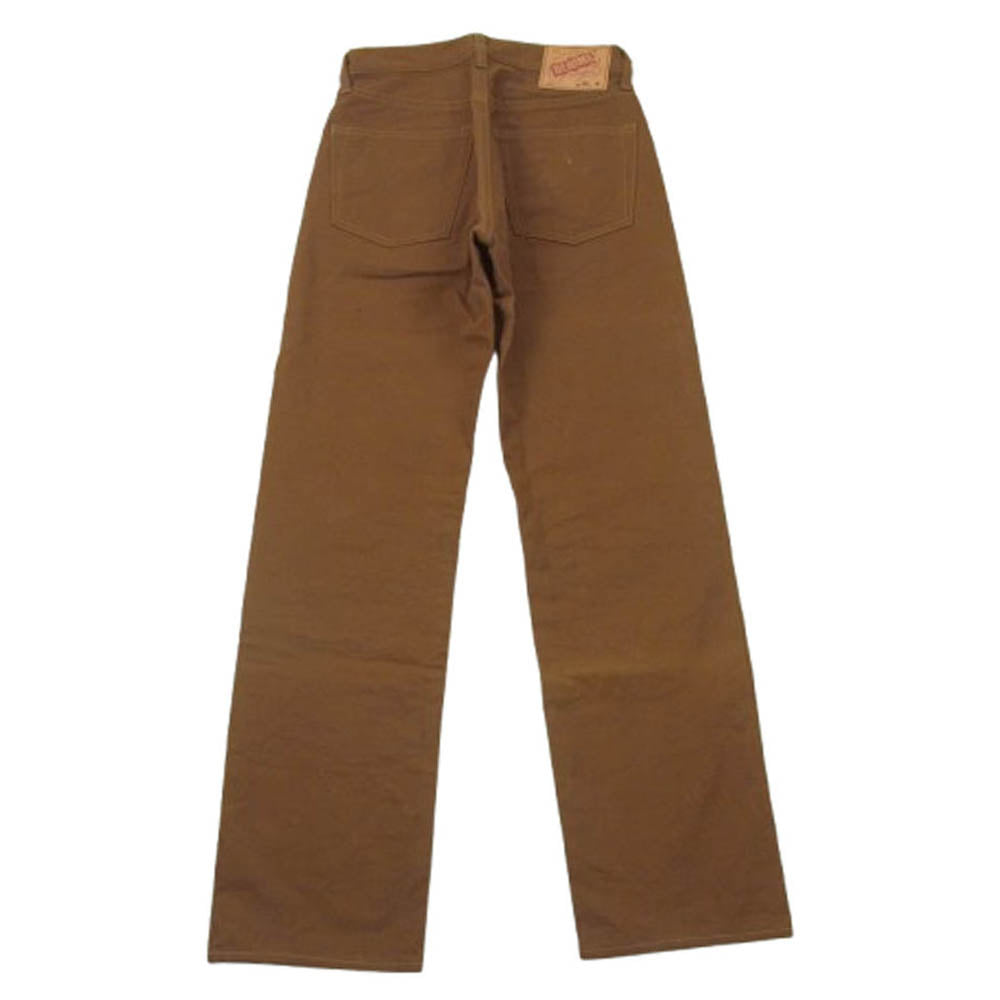 Denime ドゥニーム オリゾンティ期 ダック ボタンフライ ストレート 5P パンツ コットン 日本製 ブラウン系 28【中古】