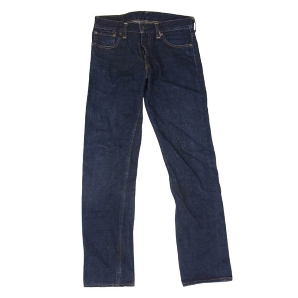 Denime ドゥニーム ジップフライ ストレート デニム パンツ インディゴブルー系 28【中古】