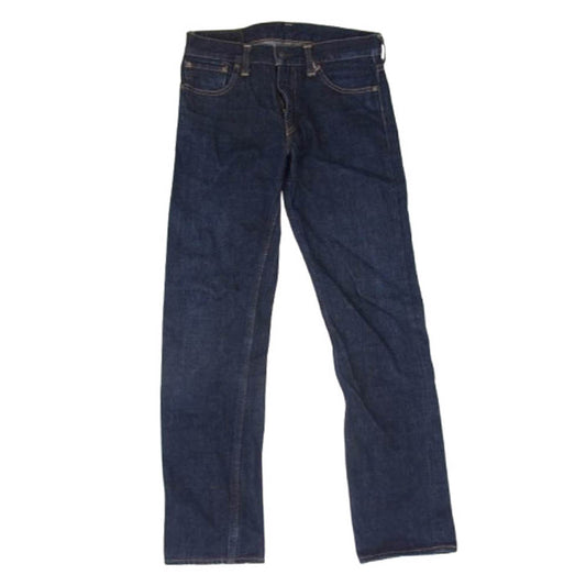 Denime ドゥニーム ジップフライ ストレート デニム パンツ インディゴブルー系 28【中古】