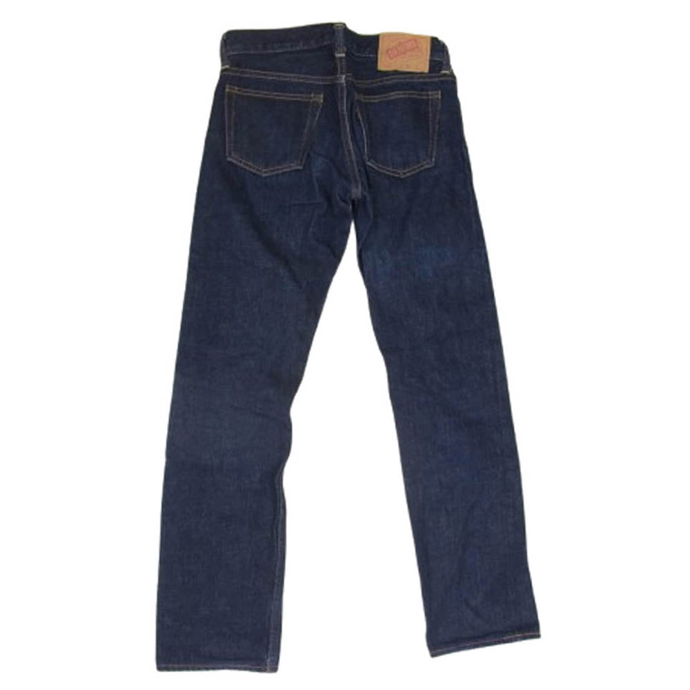 Denime ドゥニーム ジップフライ ストレート デニム パンツ インディゴブルー系 28【中古】