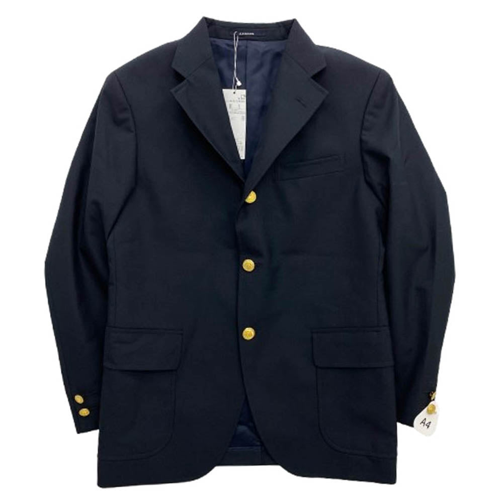 ジェイプレス 021-5-BZ-OV AUTHENTIC MODEL オーセンティックモデル 金釦 ウール テーラード ジャケット ジャケット ブラック系 34【極上美品】【中古】
