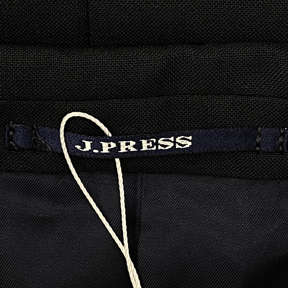 ジェイプレス 021-5-BZ-OV AUTHENTIC MODEL オーセンティックモデル 金釦 ウール テーラード ジャケット ジャケット ブラック系 34【極上美品】【中古】