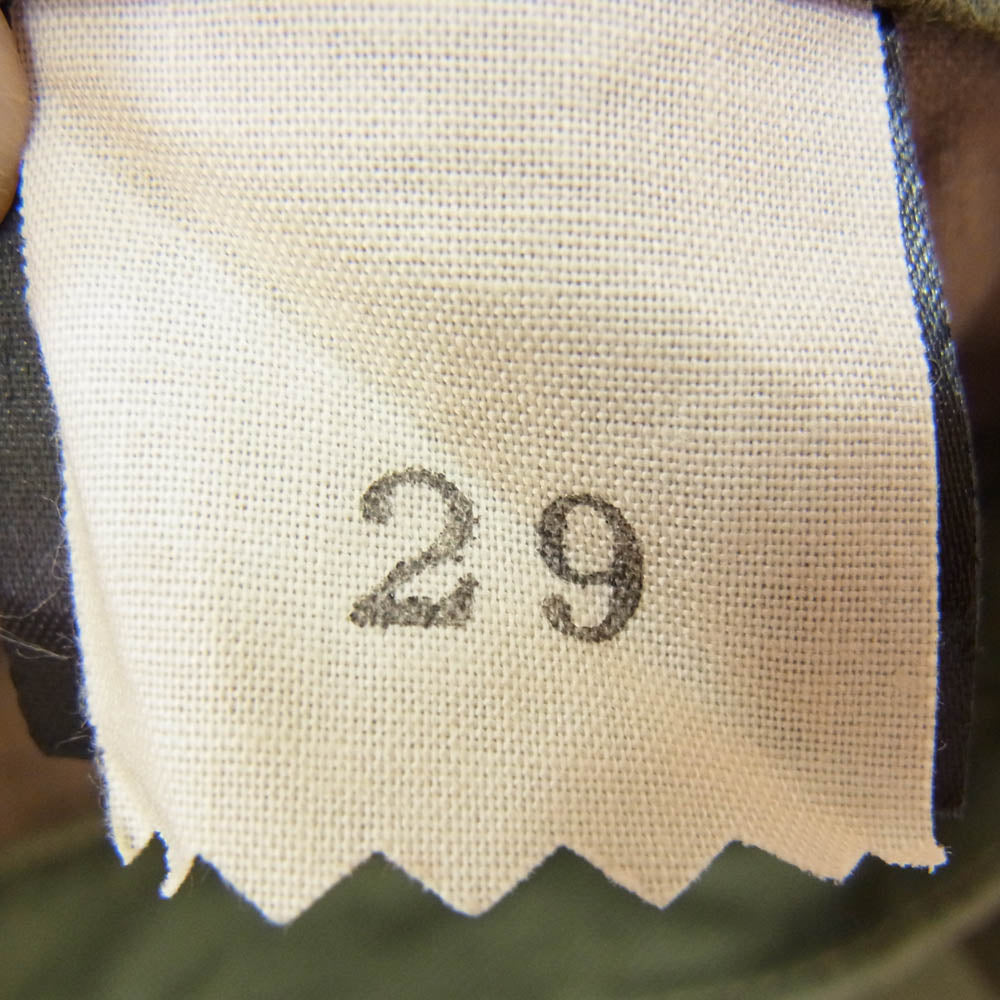 デラックスウエア 8405-290-3561 dx456a 54-CARGO TROUSERS OLIVE.DRAB ミリタリー カーゴ トラウザーズ パンツ カーキ系 29【中古】