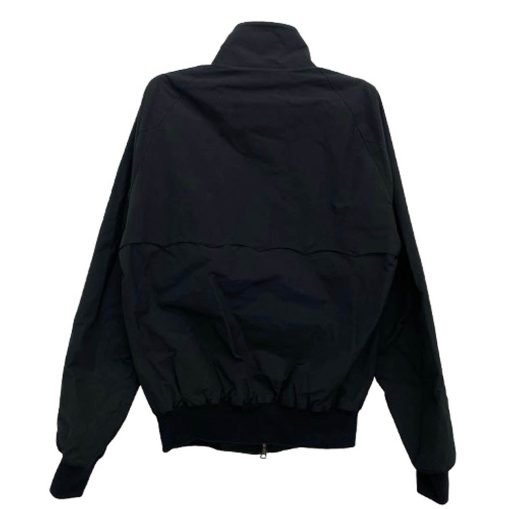 BARACUTA バラクータ 英国製 裏地チェック ハリントン ジャケット ブルゾン ブラック系 34【中古】