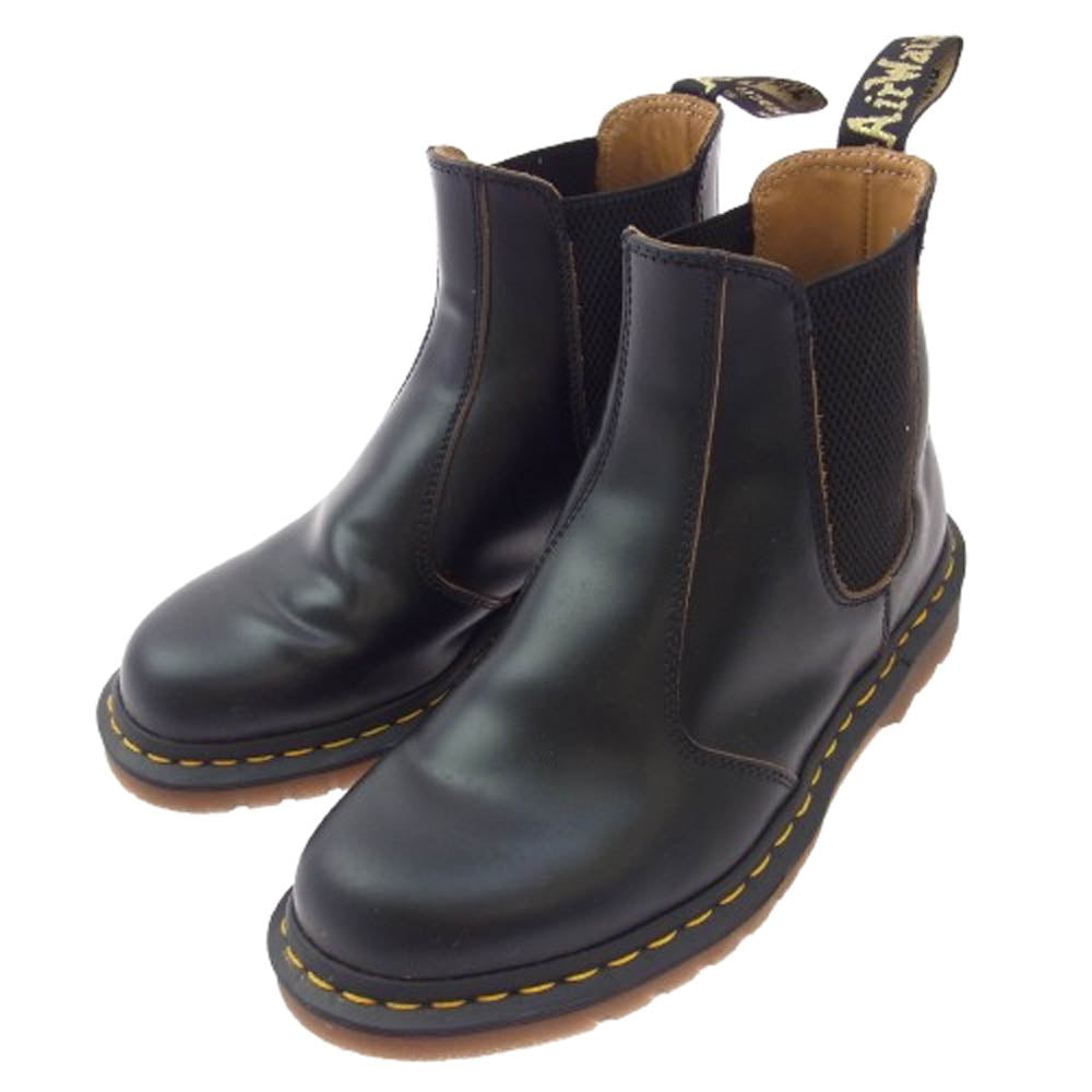 Dr.Martens ドクターマーチン 25747001 イングランド製 QUILON_VINTAGE_2976 チェルシー ブーツ 英国製 サイドゴアブーツ ブラック系 6【美品】【中古】