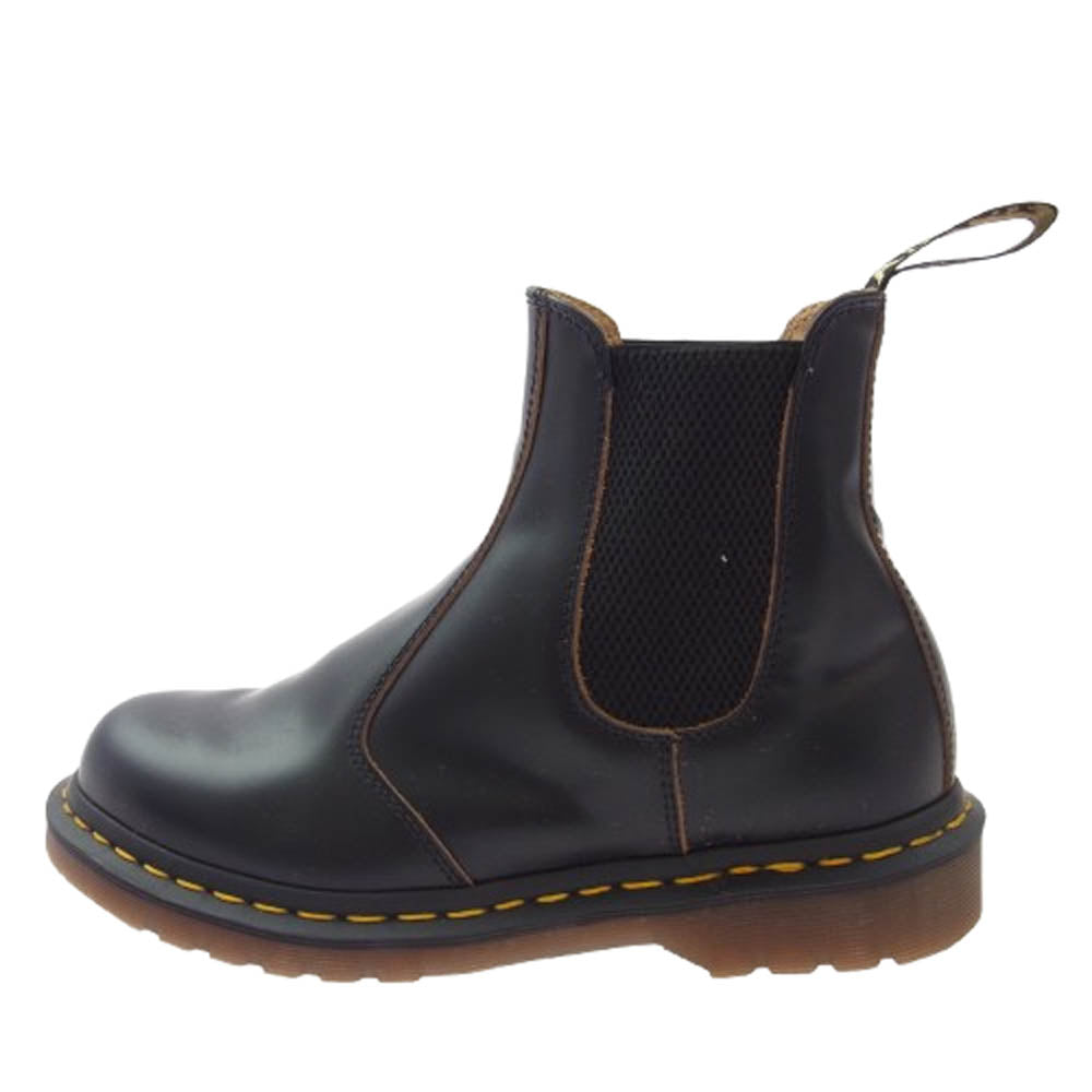 Dr.Martens ドクターマーチン 25747001 イングランド製 QUILON_VINTAGE_2976 チェルシー ブーツ 英国製 サイドゴアブーツ ブラック系 6【美品】【中古】