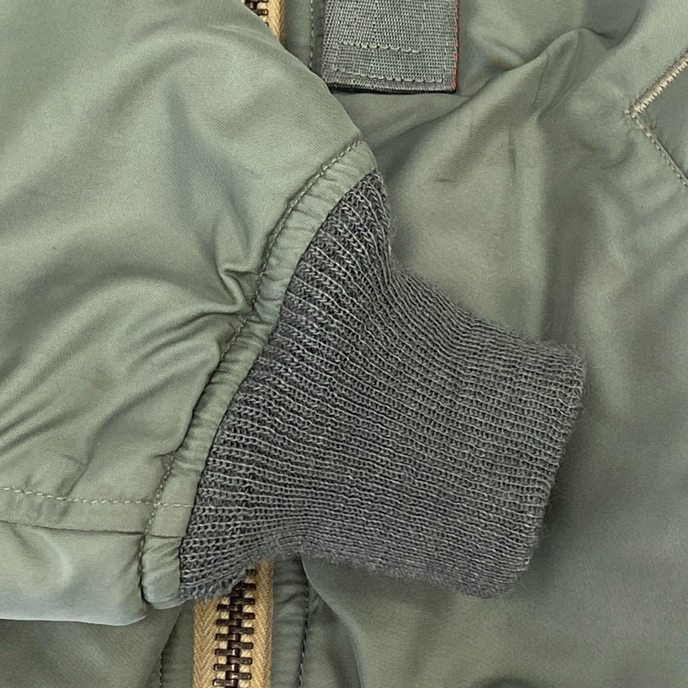 The REAL McCOY'S ザリアルマッコイズ MIL-J-8279A ALBERT TURNER MA-1 フライト ジャケット カーキ系 XS【中古】