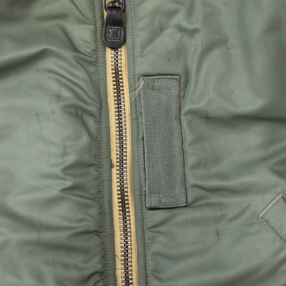 The REAL McCOY'S ザリアルマッコイズ MIL-J-8279A ALBERT TURNER MA-1 フライト ジャケット カーキ系 XS【中古】