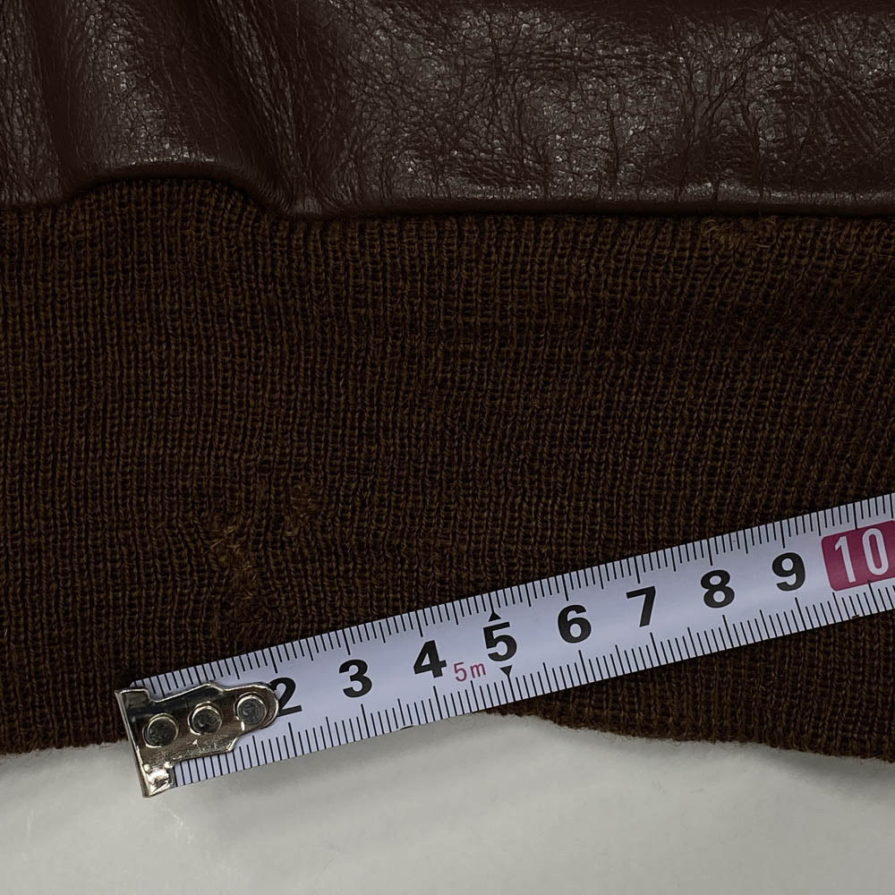 The REAL McCOY'S ザリアルマッコイズ 30-1415 MONARCH MFG CO モーナーク社 実名復刻 US Air Force A-2 レザー フライト ジャケット ブラウン系 34【中古】