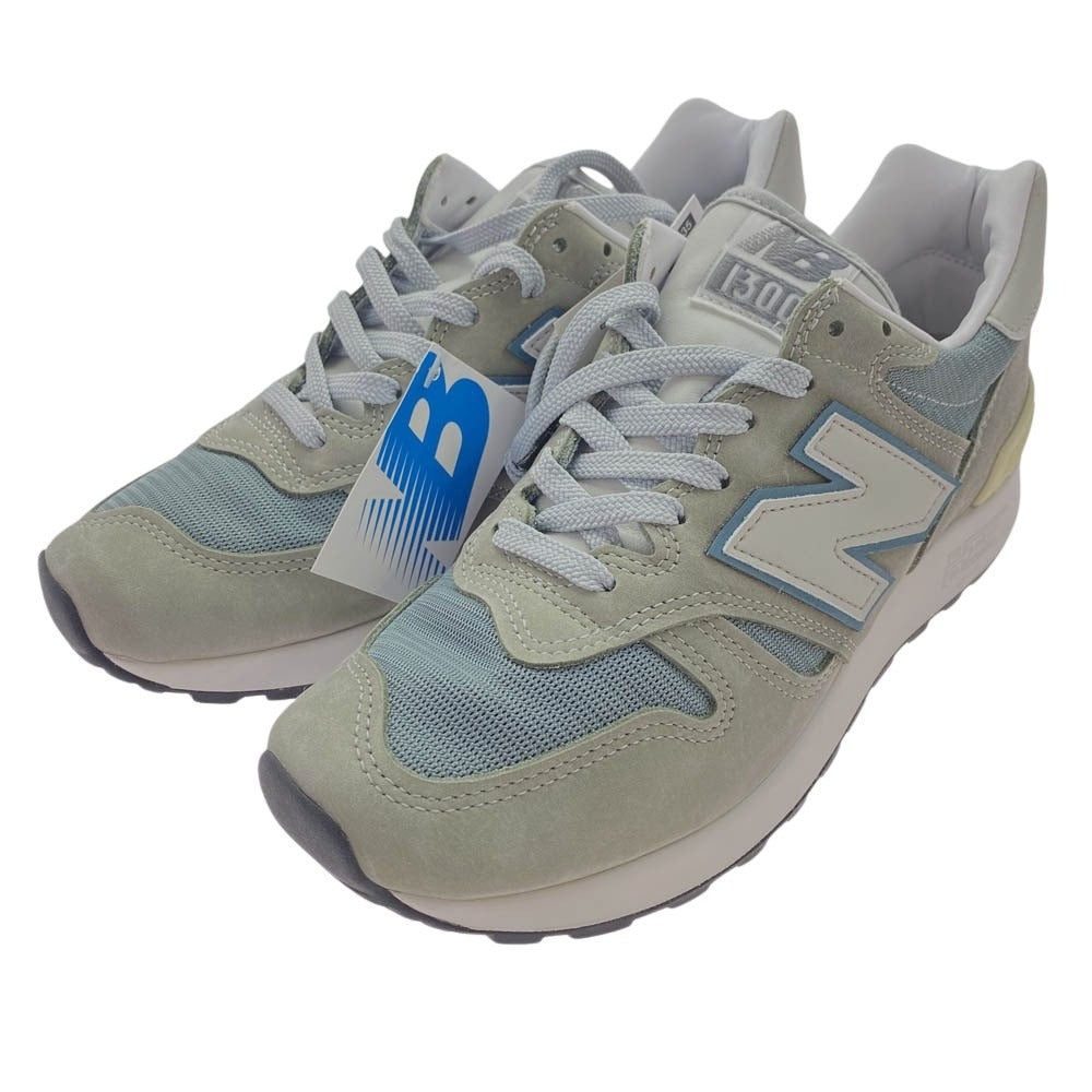 NEW BALANCE ニューバランス U1300JP フェイクバスターズ鑑定済 USA製 1300 レザー スエード メッシュ スニーカー マルチカラー系 25cm【極上美品】【中古】