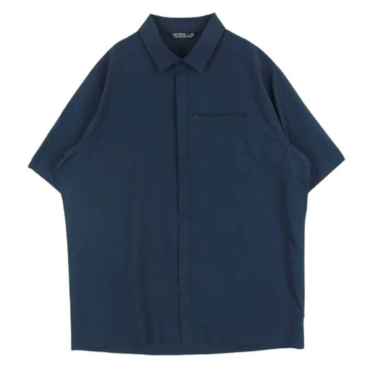 ARC'TERYX アークテリクス ARCC-Z-2021060008 Skyline SS Shirt スカイライン ショートスリーブ 半袖 シャツ ネイビー系 L【中古】