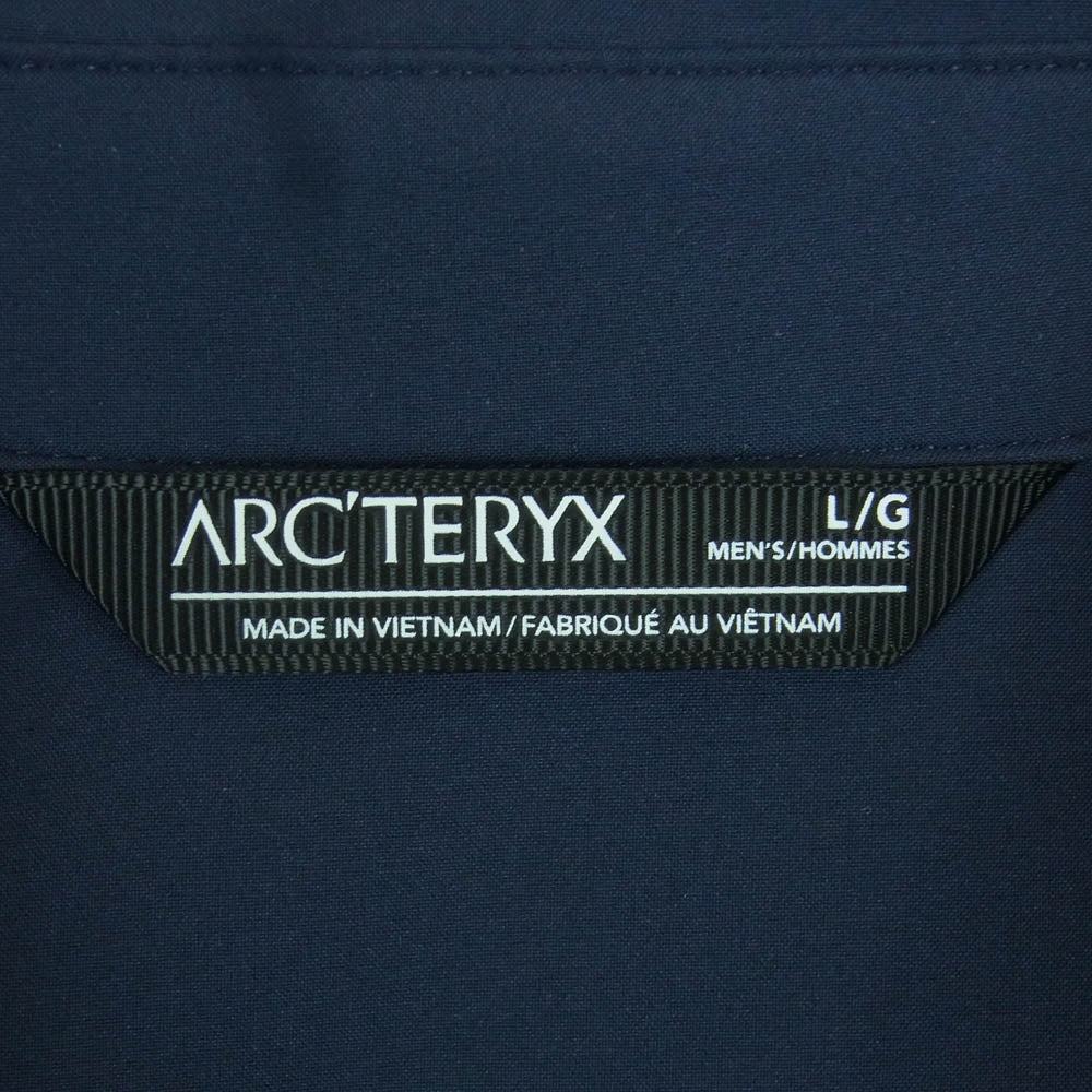 ARC'TERYX アークテリクス ARCC-Z-2021060008 Skyline SS Shirt スカイライン ショートスリーブ 半袖 シャツ ネイビー系 L【中古】