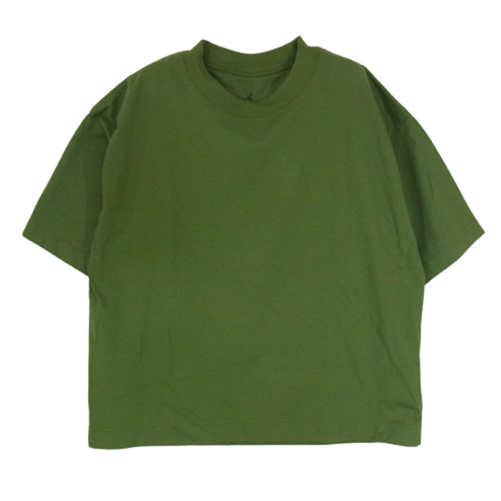 MARGARET HOWELL マーガレットハウエル B2JACZ07 MIZUNO ミズノ コットン ポリエステル ワイド 半袖 Tシャツ カーキ系 M【中古】