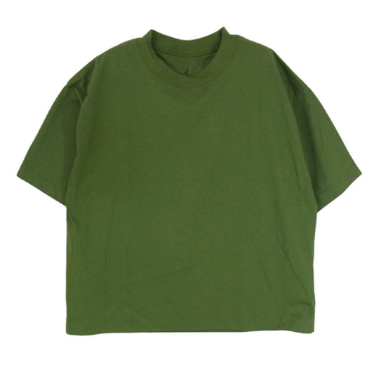 MARGARET HOWELL マーガレットハウエル B2JACZ07 MIZUNO ミズノ コットン ポリエステル ワイド 半袖 Tシャツ カーキ系 M【中古】