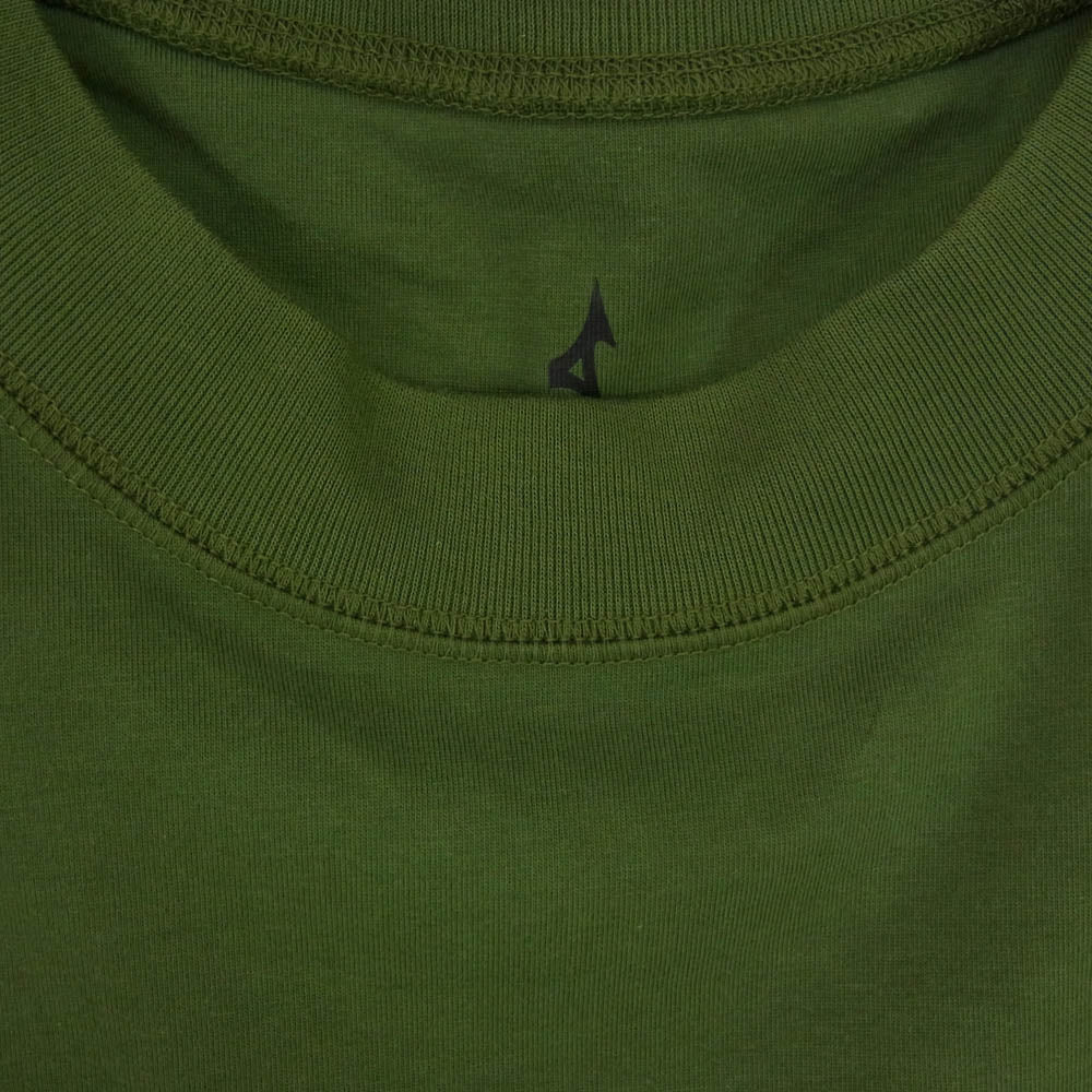 MARGARET HOWELL マーガレットハウエル B2JACZ07 MIZUNO ミズノ コットン ポリエステル ワイド 半袖 Tシャツ カーキ系 M【中古】