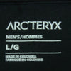 ARC'TERYX アークテリクス X000007991 ARCWORD LOGO SS 半袖 Tシャツ コットン コロンビア製 ブラック系 オレンジ系 L【中古】