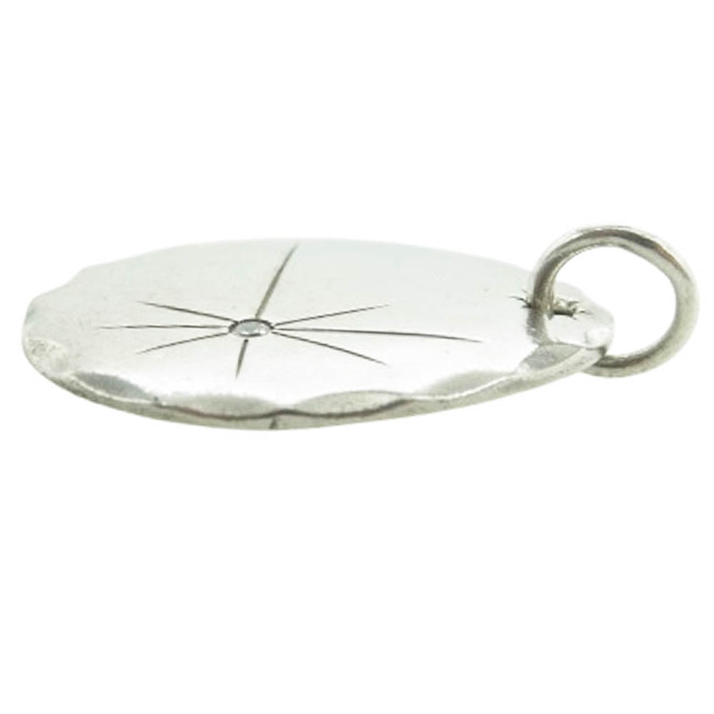 TADY&KING タディアンドキング 石付き シルバー 8本彫り たたきメタル