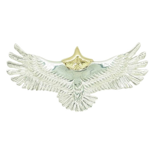 ARIZONA FREEDOM アリゾナフリーダム T-25b 頭金 中イーグル ネックレス ペンダント トップ シルバー系【美品】【中古】