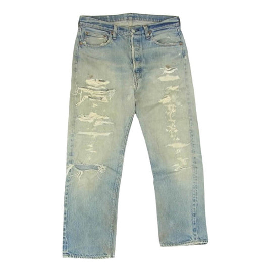 Levi's リーバイス ヴィンテージ 66後期 スモールe ボタン刻印6 デニム パンツ インディゴブルー系 サイズ表記無【中古】