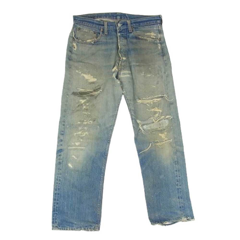 Levi's リーバイス ヴィンテージ 66前期 スモールe ボタン刻印6 デニム パンツ インディゴブルー系 サイズ表記無【中古】