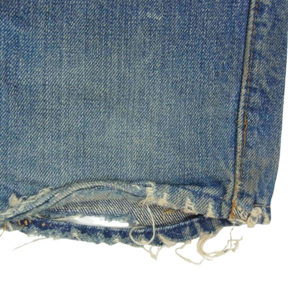 Levi's リーバイス ヴィンテージ 66前期 スモールe ボタン刻印6 デニム パンツ インディゴブルー系 サイズ表記無【中古】