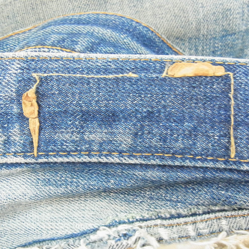 Levi's リーバイス ヴィンテージ 66前期 スモールe ボタン刻印6 デニム パンツ インディゴブルー系 サイズ表記無【中古】