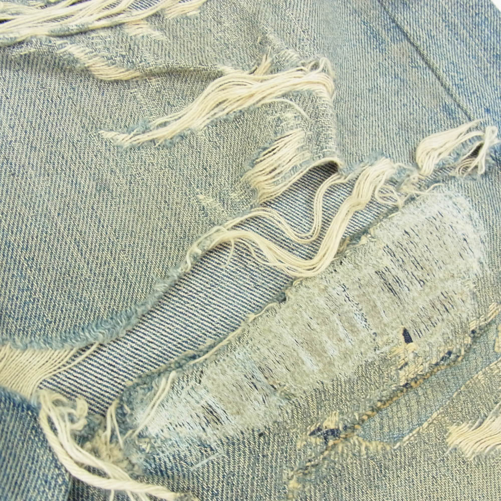Levi's リーバイス ヴィンテージ 66前期 スモールe ボタン刻印6 デニム パンツ インディゴブルー系 サイズ表記無【中古】