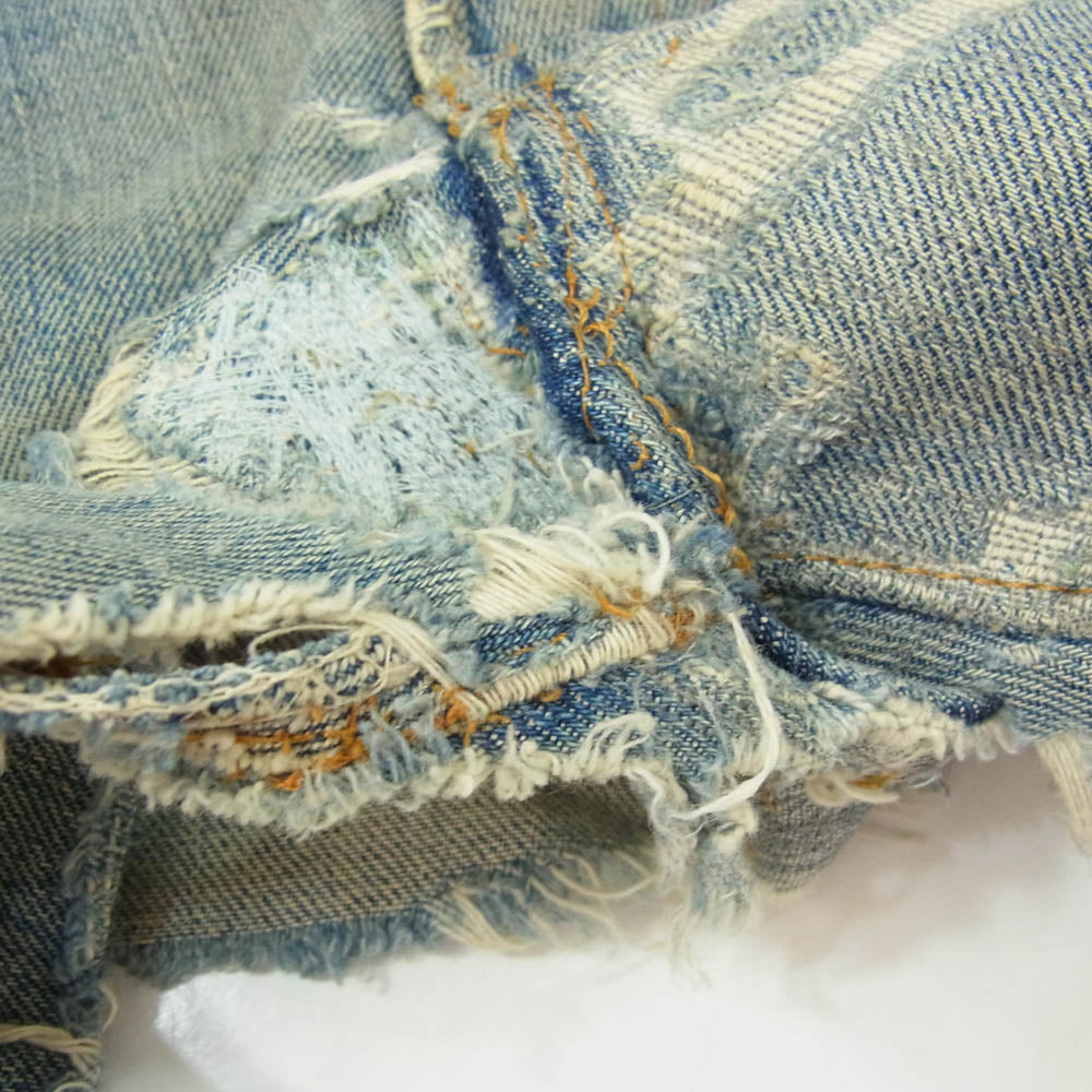 Levi's リーバイス ヴィンテージ 66前期 スモールe ボタン刻印6 デニム パンツ インディゴブルー系 サイズ表記無【中古】