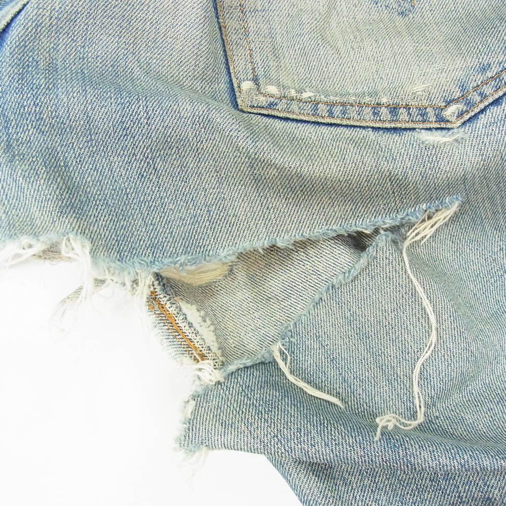 Levi's リーバイス ヴィンテージ 66前期 スモールe ボタン刻印6 デニム パンツ インディゴブルー系 サイズ表記無【中古】