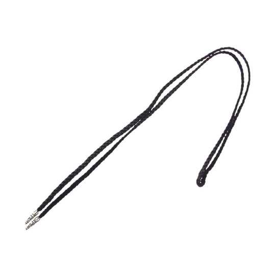 CHROME HEARTS クロムハーツ（原本無） LEATHER BRAID スクロール レザー ブレード ブラック系【中古】