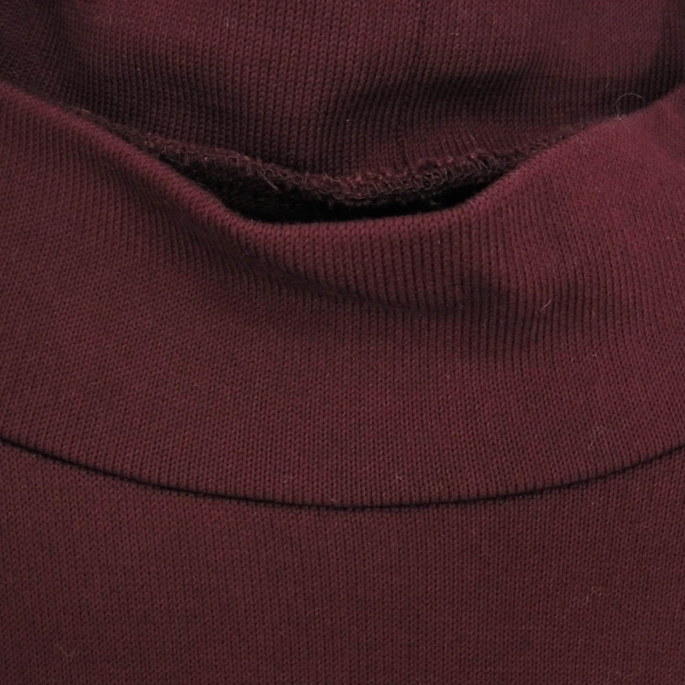 VAINL ARCHIVE ヴァイナルアーカイブ モックネック ロングスリーブ 長袖 カットソー Tシャツ パープル系 L【中古】