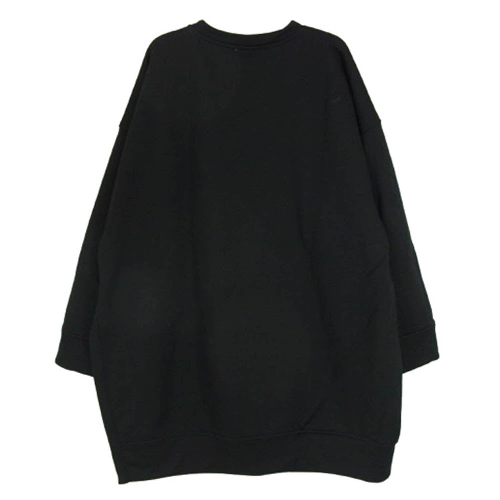 エイチビューティーアンドユース 1612-222-5591 BIG SWEAT PULLOVER サイドスリット ビッグ スウェット プルオーバー ブラック系 サイズ表記無【中古】