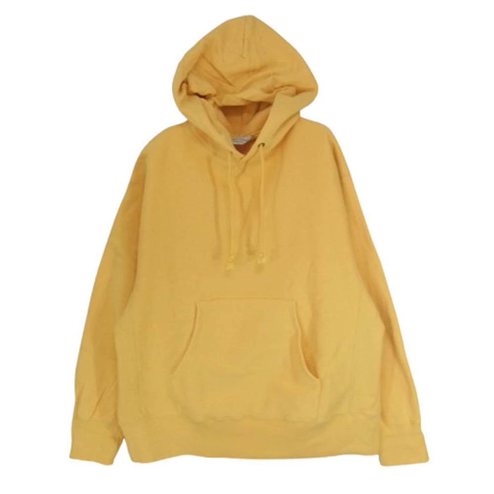 UNUSED アンユーズド US1152 Sweat Hoodie スウェット フーディ プルオーバー パーカー イエロー系 2【中古】