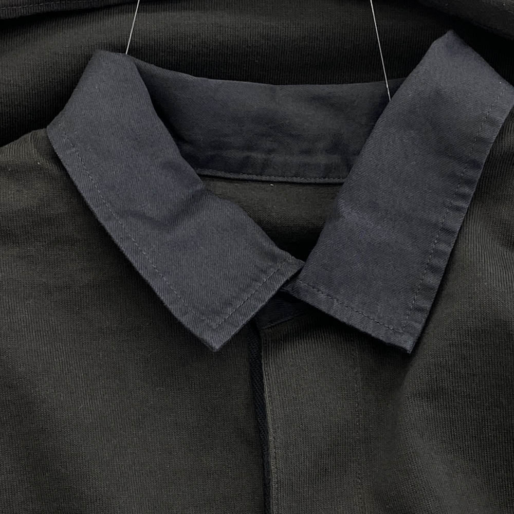 Plage プラージュ 21-070-922-2030 オーバーサイズ ビッグ プルオーバー ラガーシャツ ポロカラー スウェット グレー系 F【中古】