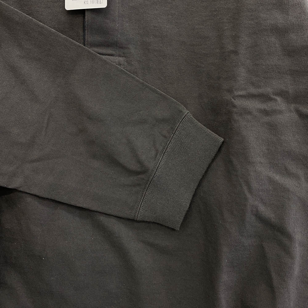 Plage プラージュ 21-070-922-2030 オーバーサイズ ビッグ プルオーバー ラガーシャツ ポロカラー スウェット グレー系 F【中古】