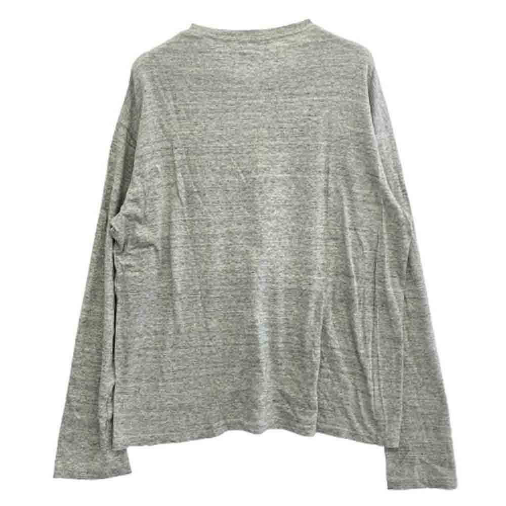 AURALEE オーラリー A5AT08ST SEAMLESS LS BIG TEE シームレス 長袖 Tシャツ グレー系 4【中古】