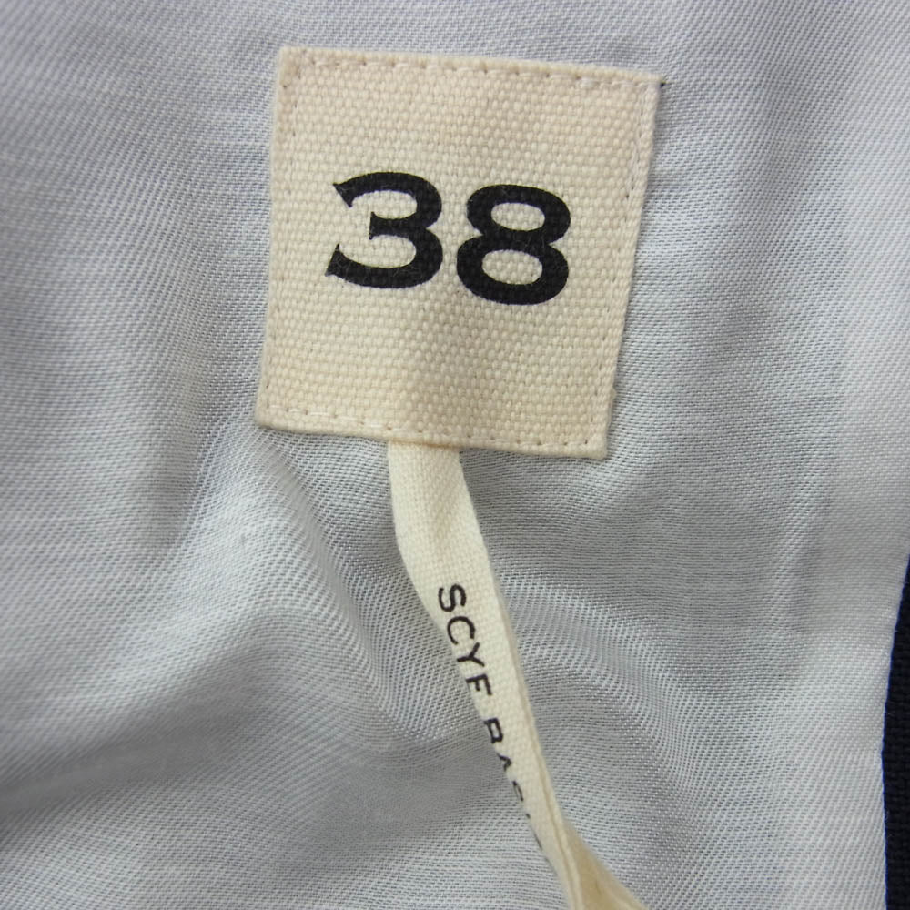 Scye サイ 5114-41308 BASICS ベーシックス ウールモヘヤ 2B テーラードジャケット ブラック系 38【中古】