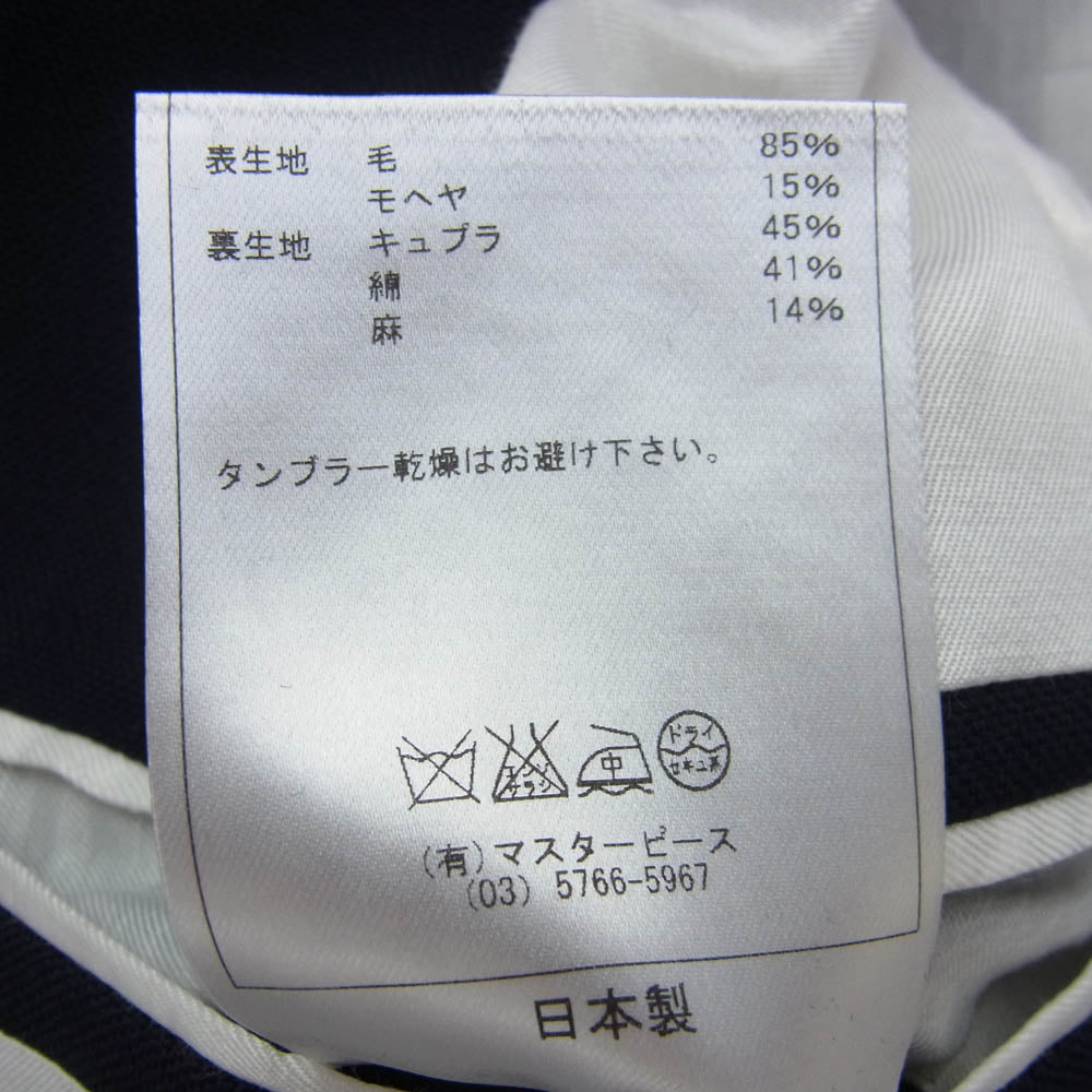 Scye サイ 5114-41308 BASICS ベーシックス ウールモヘヤ 2B テーラードジャケット ブラック系 38【中古】