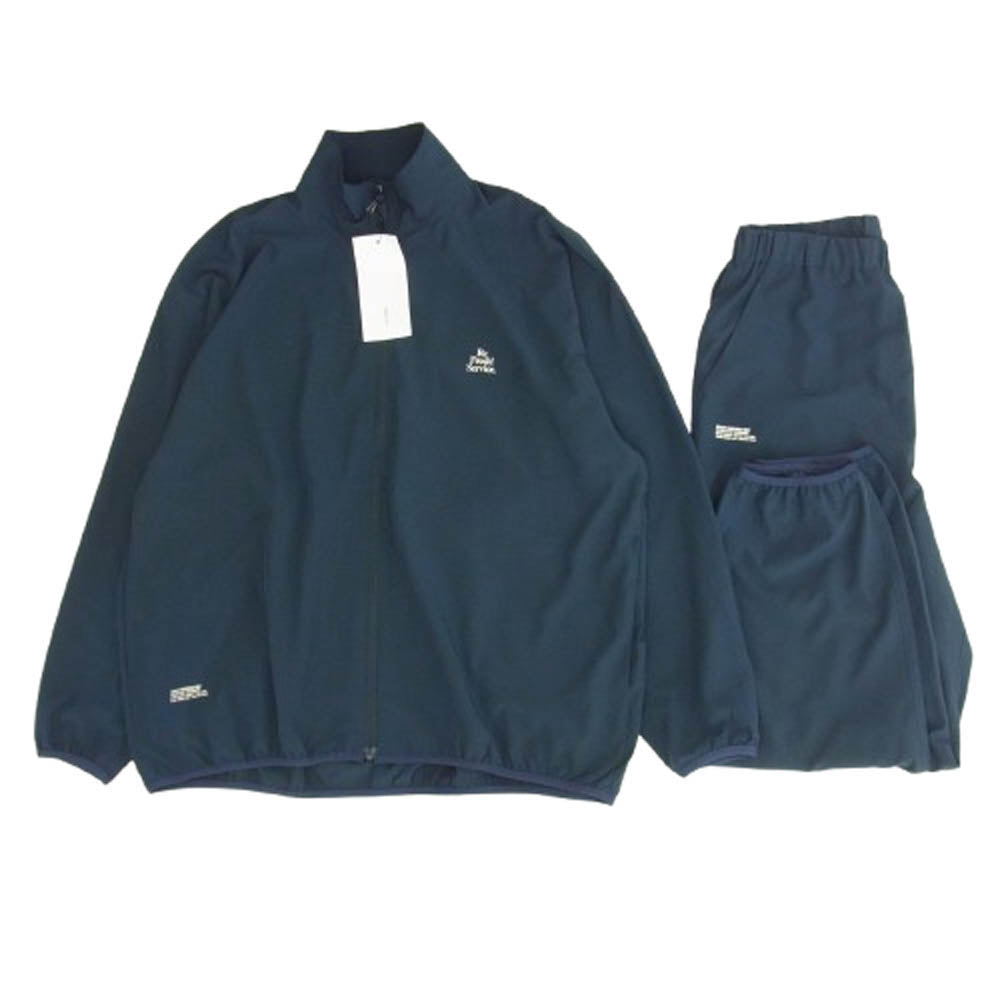 FreshService フレッシュサービス FSW-23-ST-153 UTILITY PACKABLE SUIT ユーティリティ パッカブル トラックスーツ ジャケット パンツ セットアップ ネイビー系 L【美品】【中古】