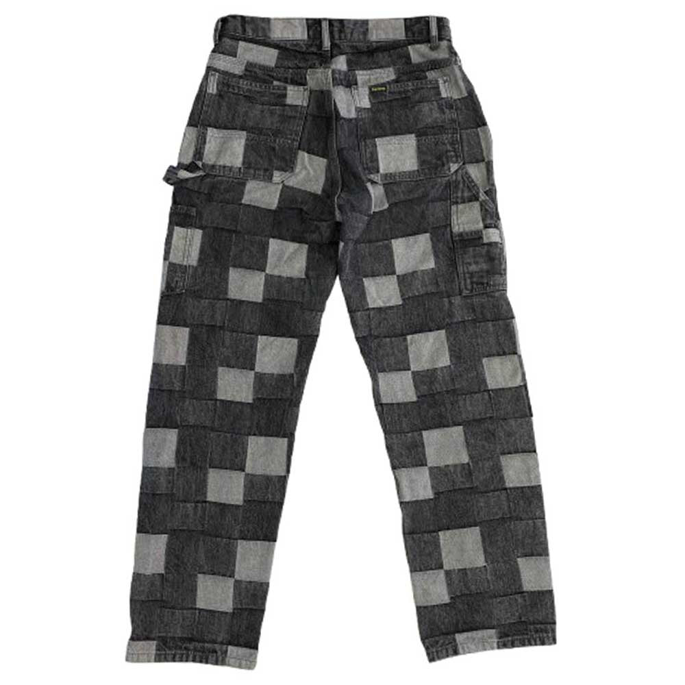 Supreme シュプリーム 21SS Patched Denim Painter Pant パッチワーク デニム ペインター パンツ ブラック系 30【中古】