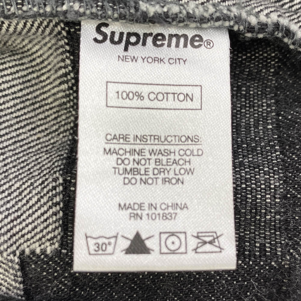 Supreme シュプリーム 21SS Patched Denim Painter Pant パッチワーク デニム ペインター パンツ ブラック系 30【中古】