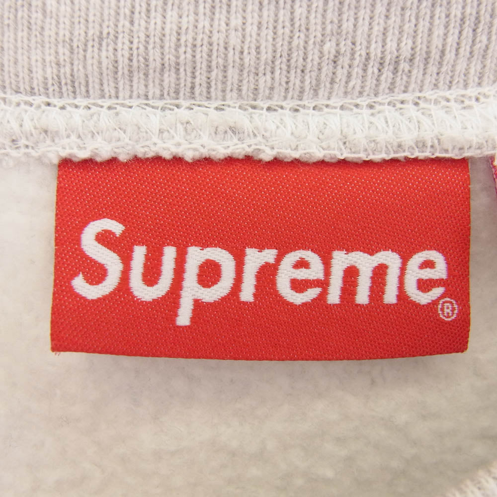 Supreme シュプリーム 18AW Box Logo Crewneck ボックス ロゴ クルーネック スウェット グレー系 M【中古】