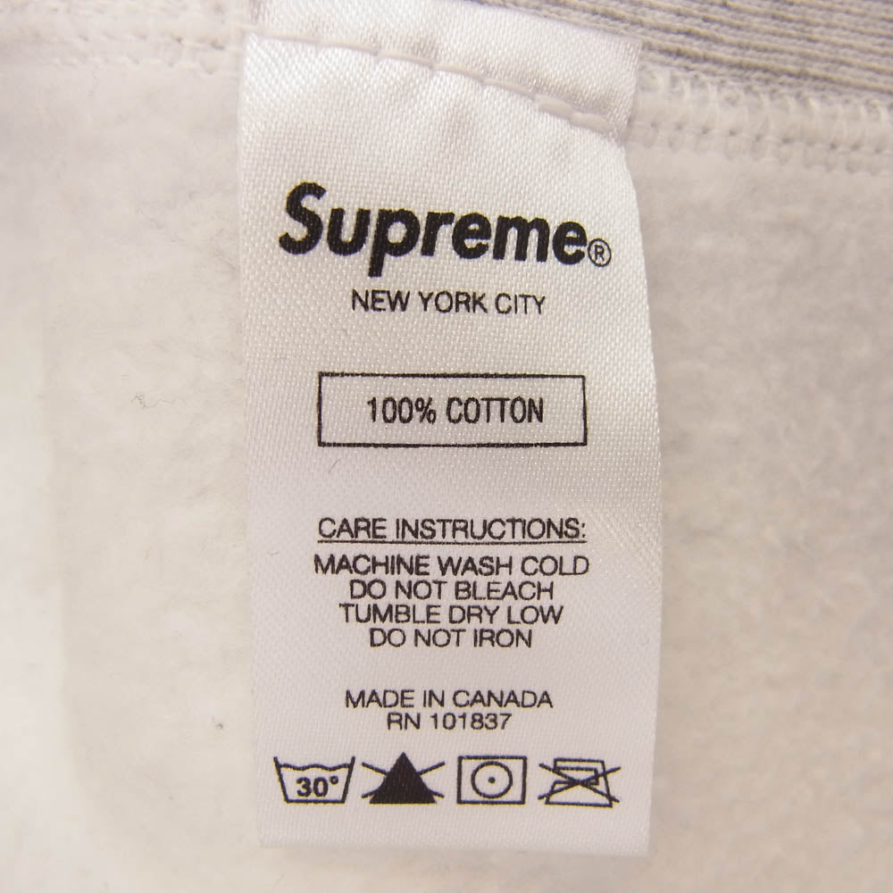Supreme シュプリーム 18AW Box Logo Crewneck ボックス ロゴ クルーネック スウェット グレー系 M【中古】