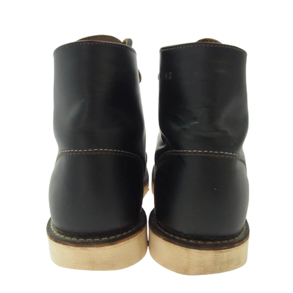 RED WING レッドウィング 9870 四角犬タグ復刻 ブラッククロンダイク 茶芯 IRISH SETTER アイリッシュセッター ワーク ブーツ ブラック系 26.5cm【中古】