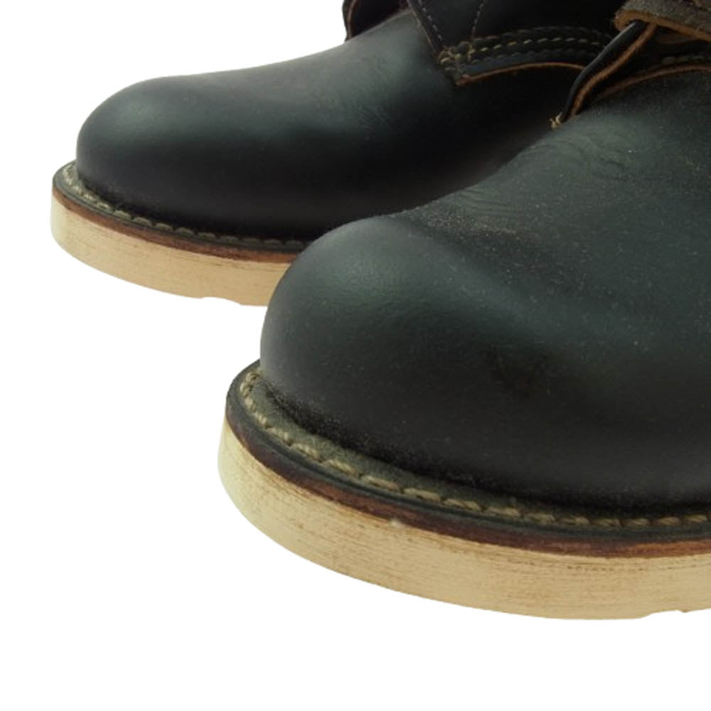 RED WING レッドウィング 9870 四角犬タグ復刻 ブラッククロンダイク 茶芯 IRISH SETTER アイリッシュセッター ワーク ブーツ ブラック系 26.5cm【中古】