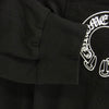 CHROME HEARTS クロムハーツ（原本無） レシート付属 FLRL CRS HORSESHOE L/S バックホースシュー 袖フローラルクロス袖プリント 長袖Tシャツ ブラック系 M【中古】