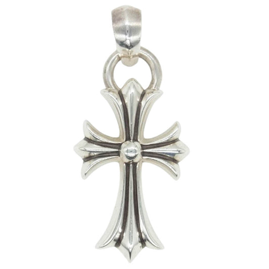 CHROME HEARTS クロムハーツ（原本有） CH CRS SML W BALE スモールCHクロスベイル Wベイル シルバーネックレストップ シルバー系【中古】